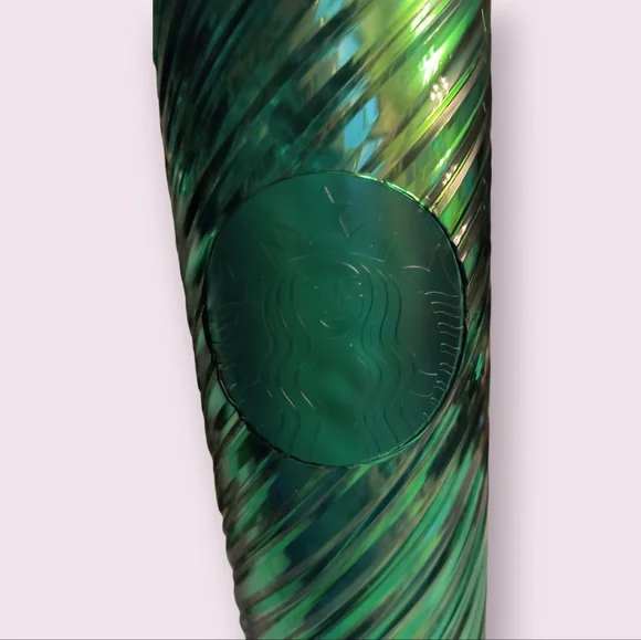 Starbucks Pine Iridescent Swirl Tumbler Winter (2022) Limited Edition - Picture 6 of 7